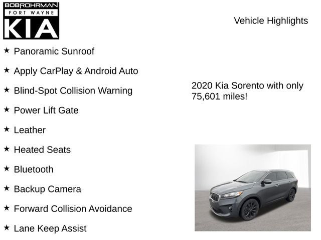2020 Kia Sorento EX