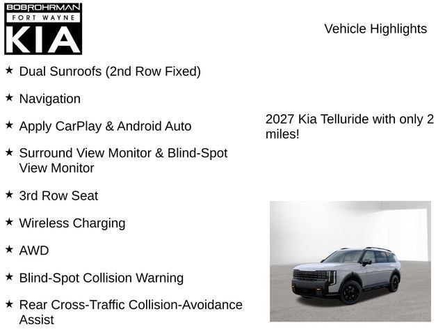 2027 Kia Telluride X-Pro SX-Prestige