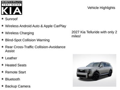 2027 Kia Telluride Hybrid SX Prestige