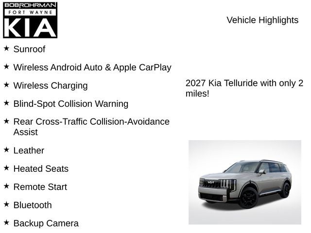 2027 Kia Telluride Hybrid SX Prestige
