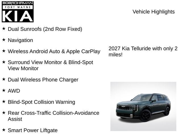 2027 Kia Telluride Hybrid SX Prestige