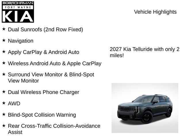 2027 Kia Telluride Hybrid X-Line SX Prestige
