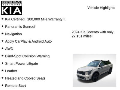 2024 Kia Sorento X-Line SX