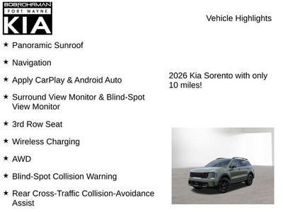 2026 Kia Sorento X-Line SX Prestige
