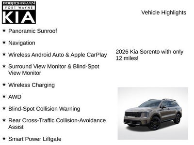 2026 Kia Sorento X-Line SX Prestige
