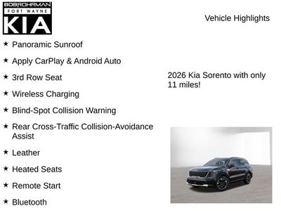 2026 Kia Sorento S