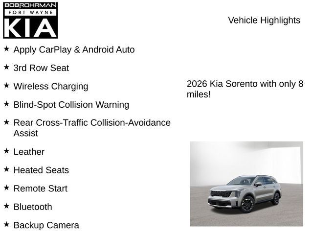 2026 Kia Sorento S
