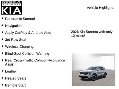 2026 Kia Sorento S