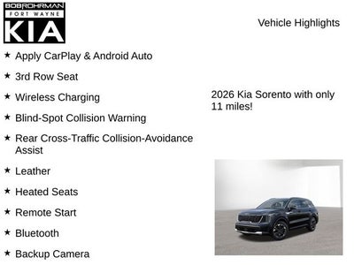 2026 Kia Sorento S