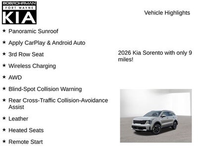 2026 Kia Sorento S