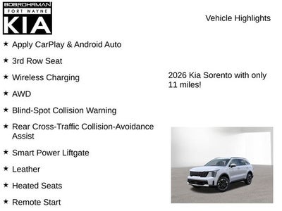 2026 Kia Sorento S