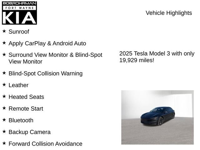 2025 Tesla Model 3 Long Range