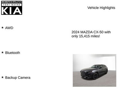2024 Mazda Mazda CX-50 2.5 S Select Package