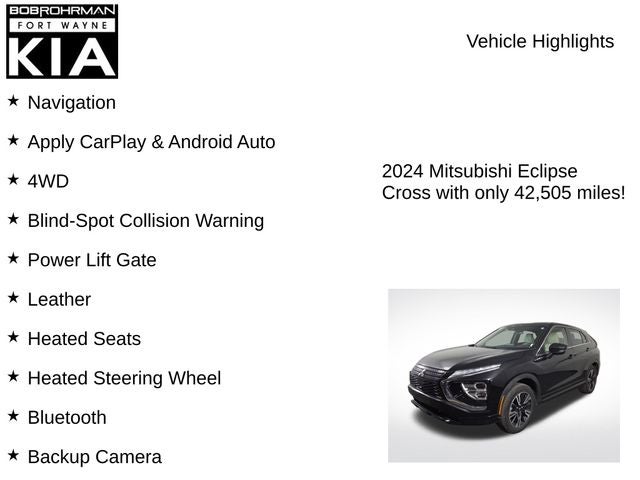 2024 Mitsubishi Eclipse Cross SE
