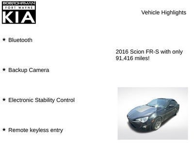 2016 Scion FR-S Base
