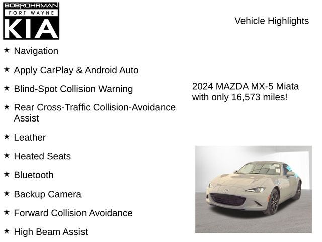 2024 Mazda Mazda MX-5 Miata RF Grand Touring