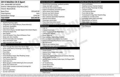 2013 Mazda Mazda CX-5 Sport