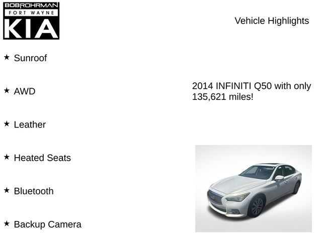 2014 INFINITI Q50 Premium