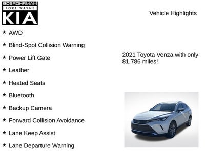 2021 Toyota Venza XLE