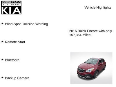 2016 Buick Encore Sport Touring