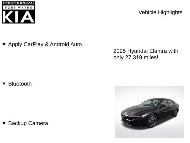 2025 Hyundai Elantra Limited