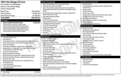 2021 Kia Stinger GT-Line