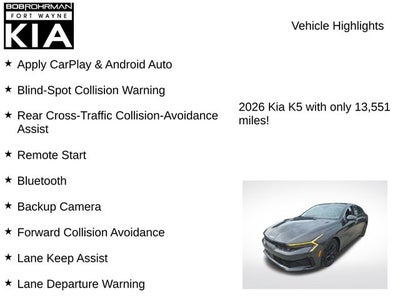 2026 Kia K5 LXS