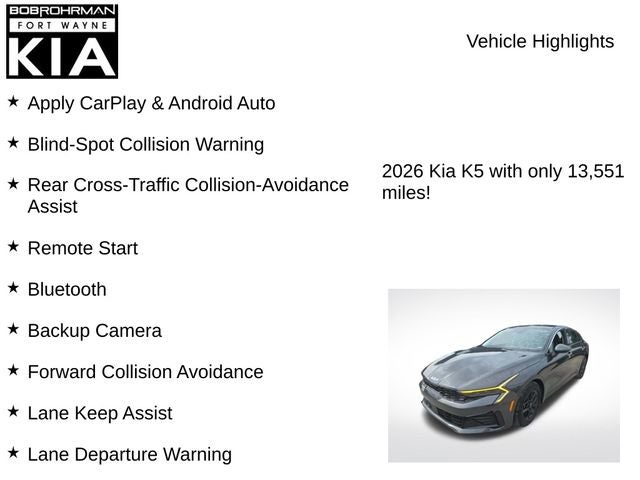 2026 Kia K5 LXS