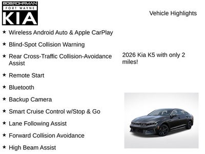 2026 Kia K5 LXS