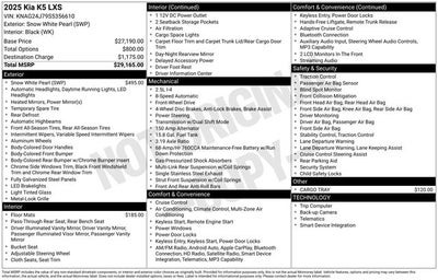 2025 Kia K5 LXS