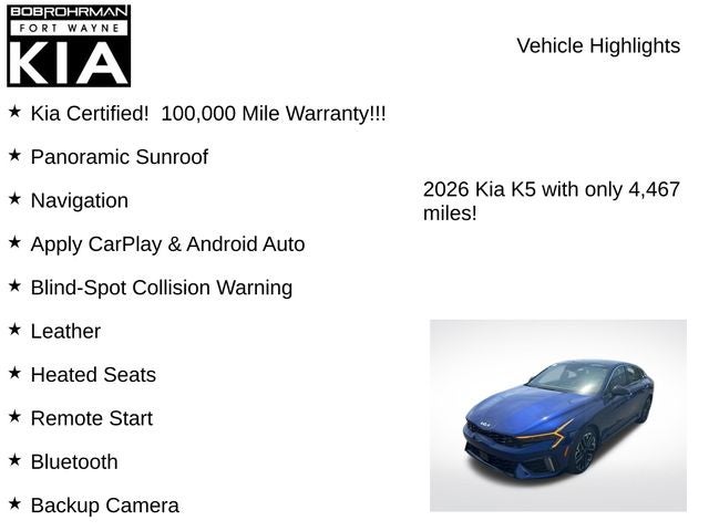 2026 Kia K5 GT