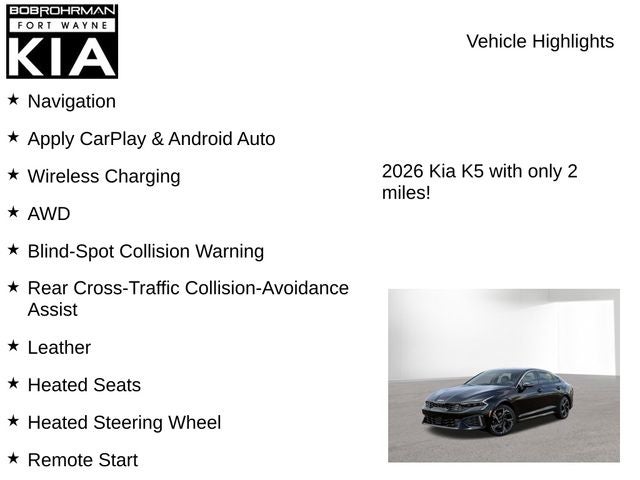 2026 Kia K5 GT-Line