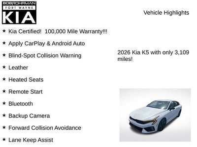 2026 Kia K5 GT-Line