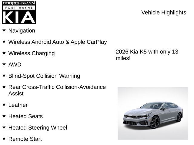 2026 Kia K5 GT-Line