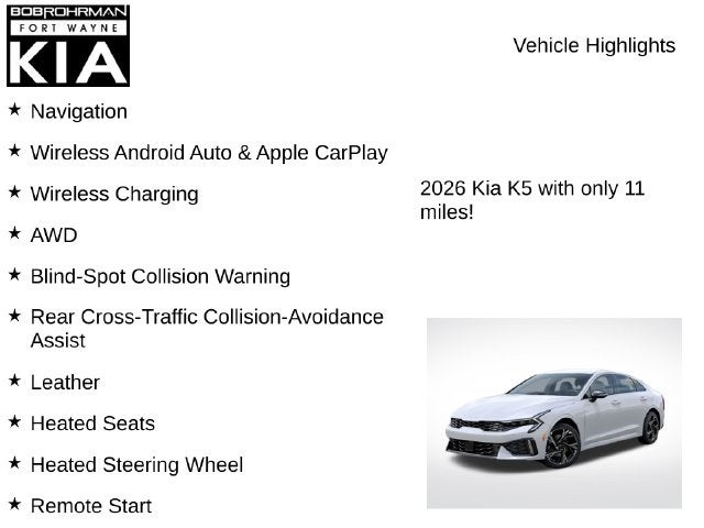 2026 Kia K5 GT-Line