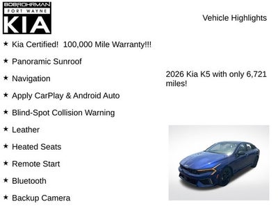 2026 Kia K5 GT-Line