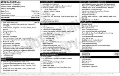 2026 Kia K5 GT-Line