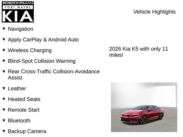 2026 Kia K5 GT-Line