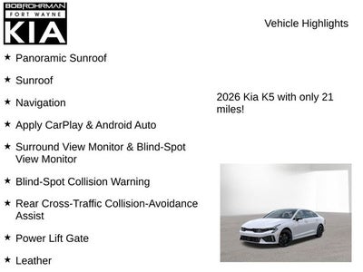 2026 Kia K5 GT-Line