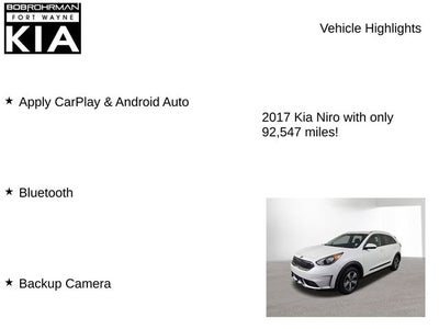 2017 Kia Niro LX