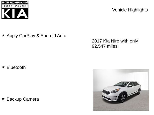 2017 Kia Niro LX