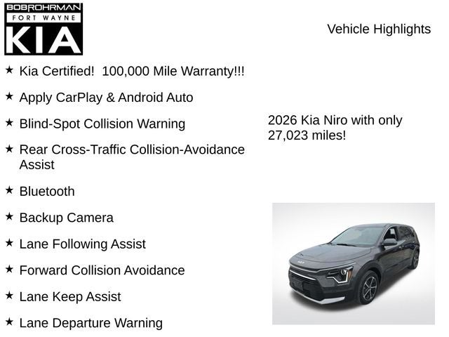 2026 Kia Niro LX