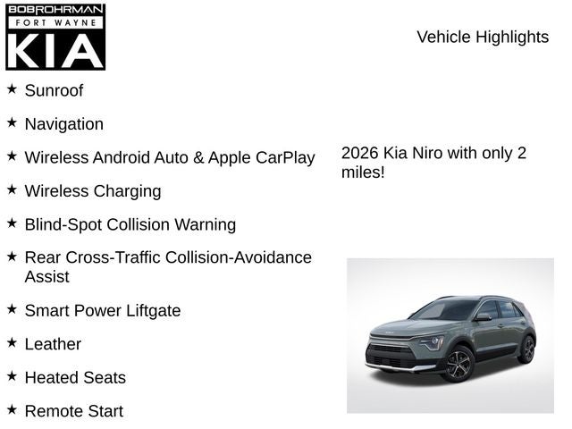 2026 Kia Niro EX