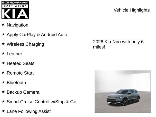 2026 Kia Niro EX