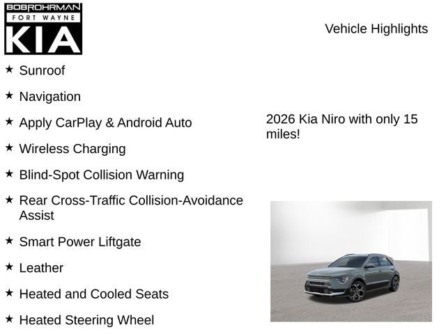 2026 Kia Niro SX Touring