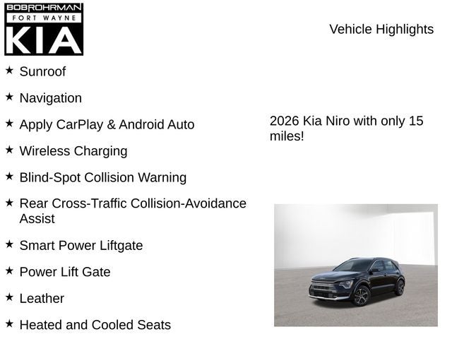 2026 Kia Niro SX