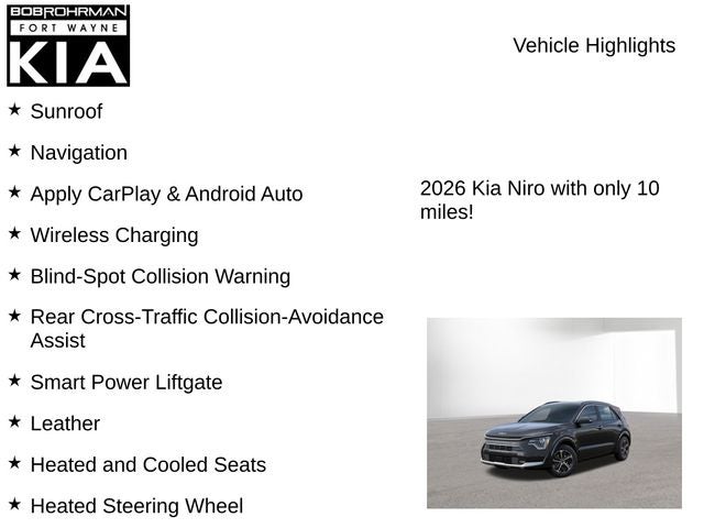 2026 Kia Niro SX
