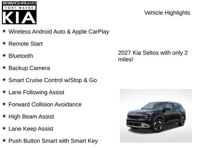 2027 Kia Seltos LX