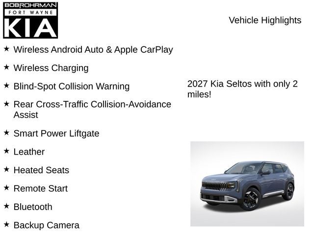 2027 Kia Seltos EX