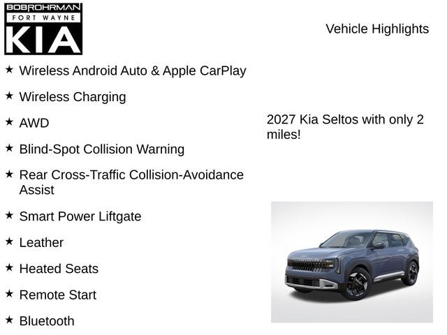 2027 Kia Seltos EX